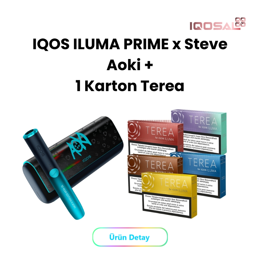 IQOS ILUMA PRIME x Steve Aoki + 1 Karton Terea Kampanyası