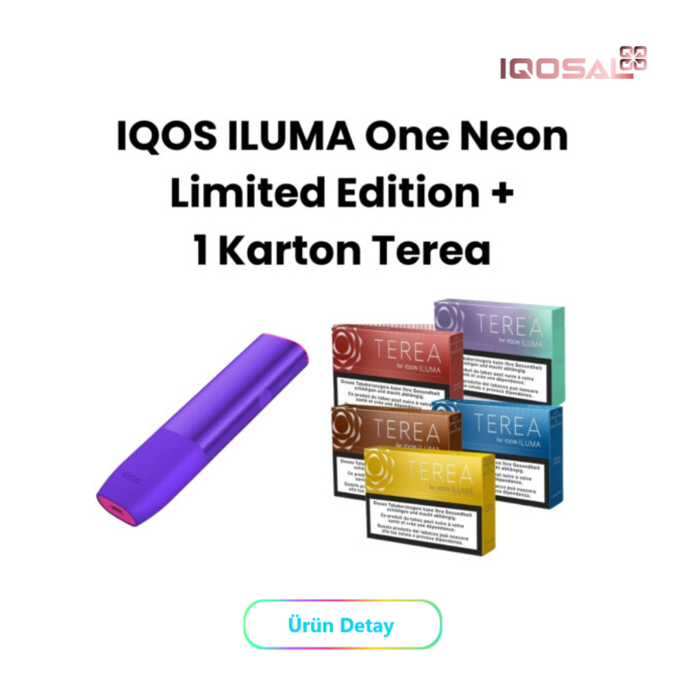 IQOS ILUMA One Neon Limited Edition + 1 Karton Terea Kampanyası